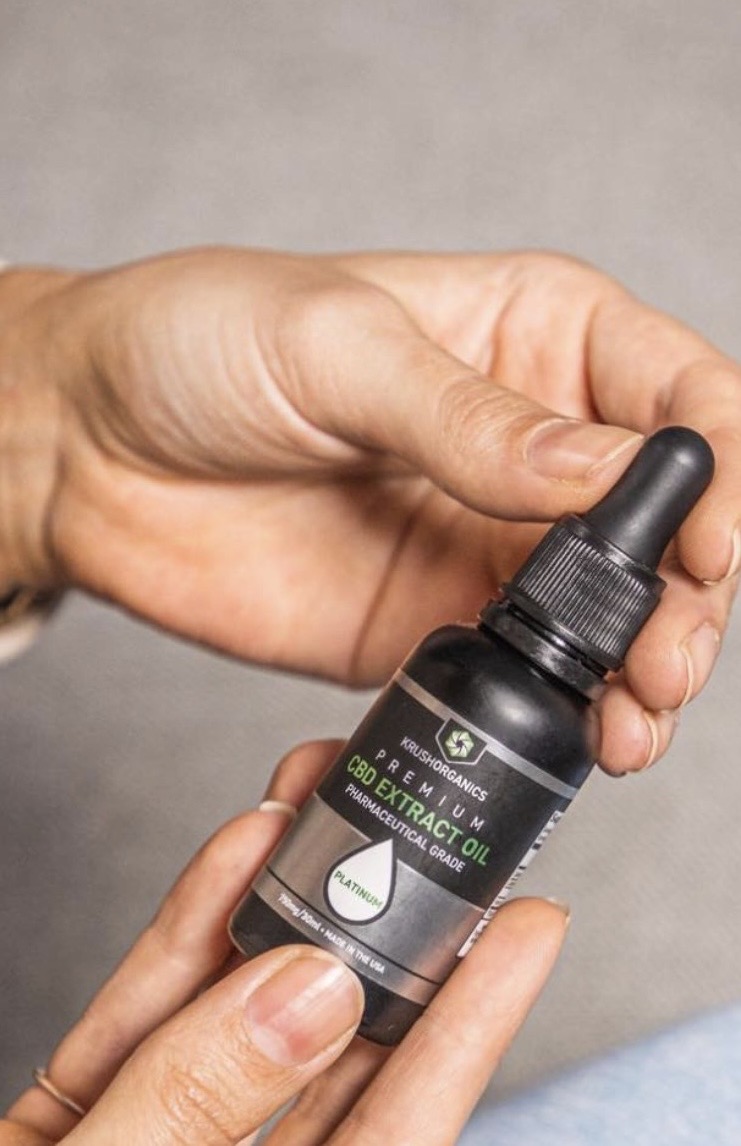 Krush Platinum full spectrum CBD oil — 1500 mg bottle